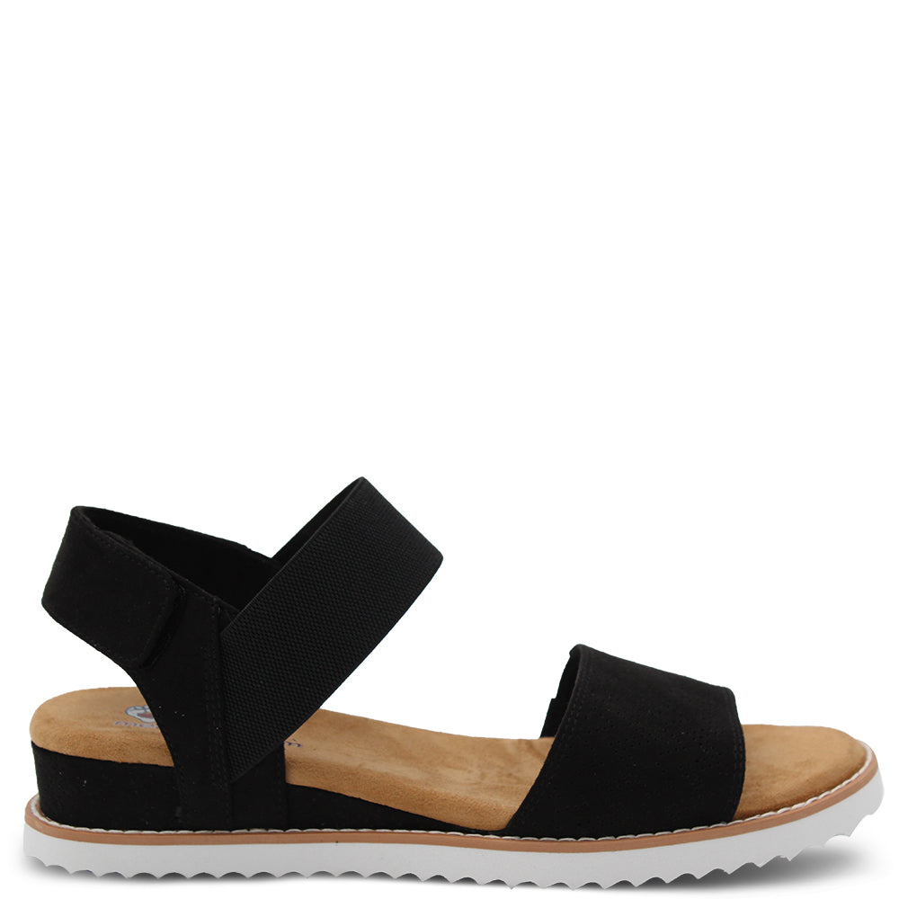 Skechers Desert Kiss Women Wedge Sandals black