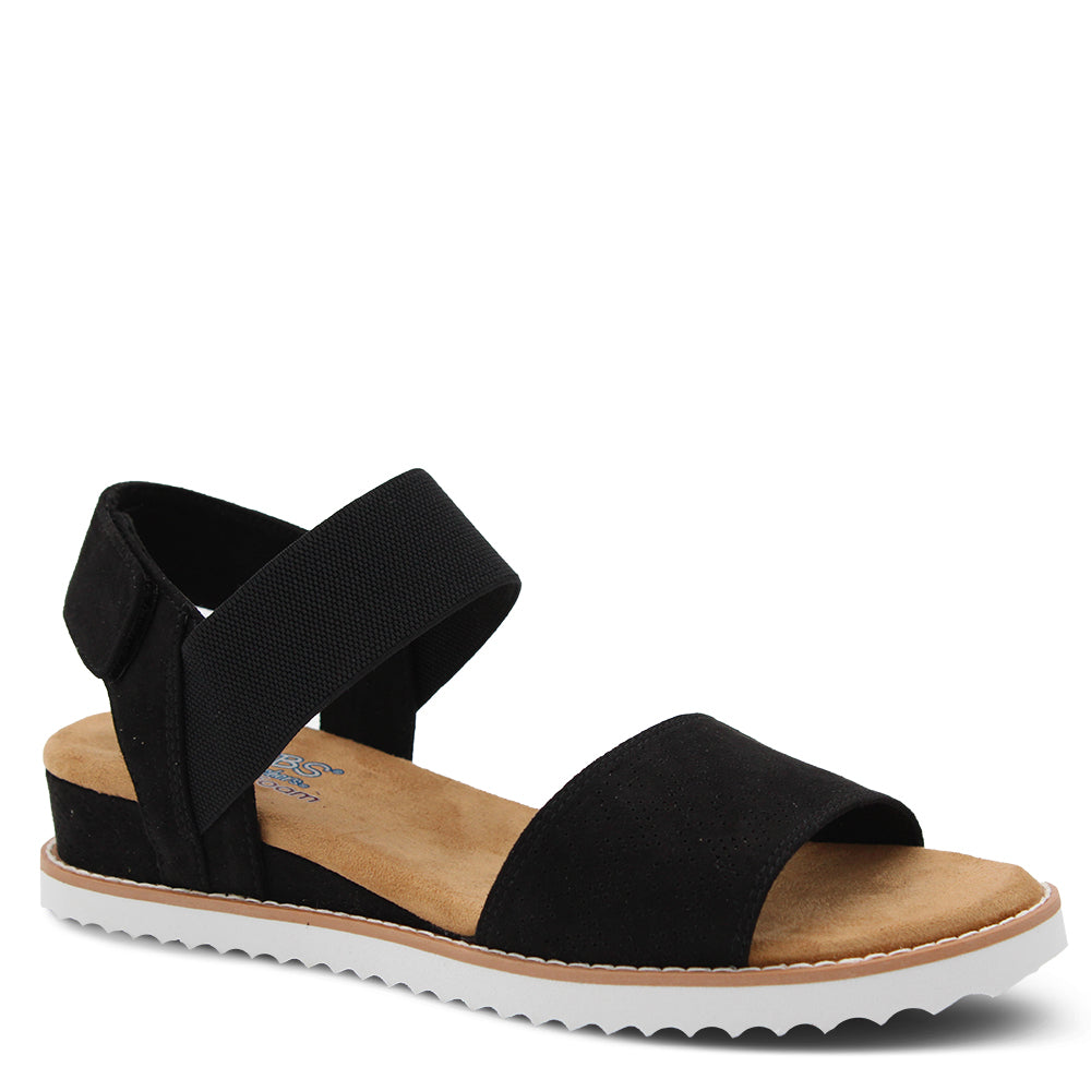 Skechers Desert Kiss Women Wedge Sandals black