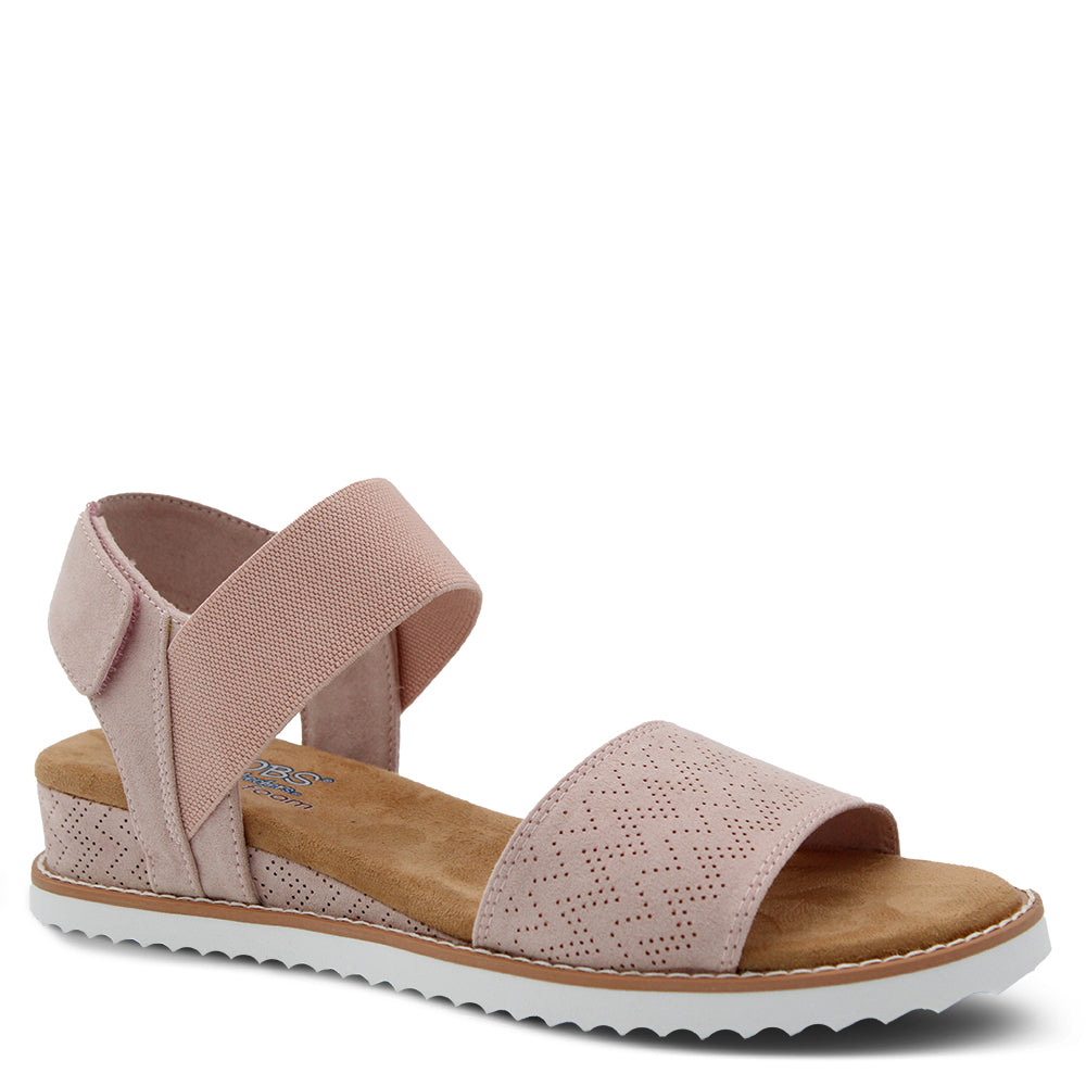 Skechers Desert Kiss Women Wedge Sandals blush