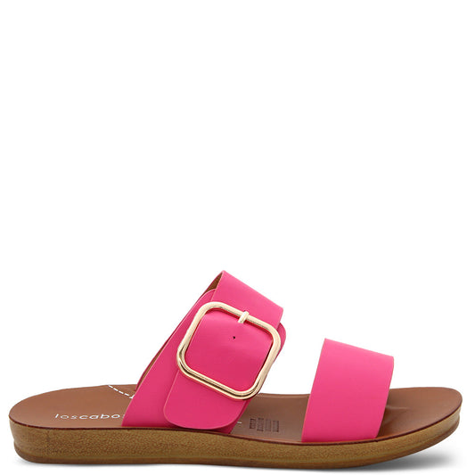 Los Cabos Doti Womens Slide Pink Fuschia