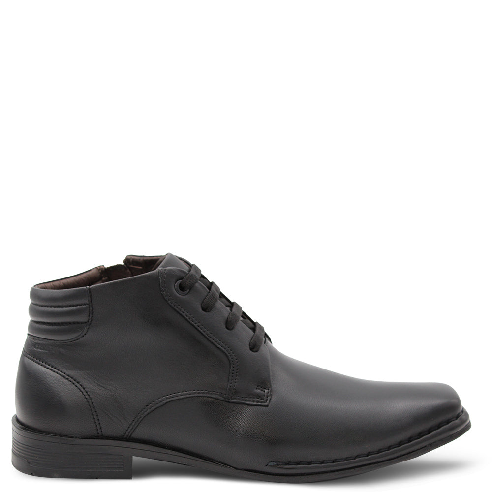 Ferracini Emmett Mens Casual Lace Up Ankle Boots Black