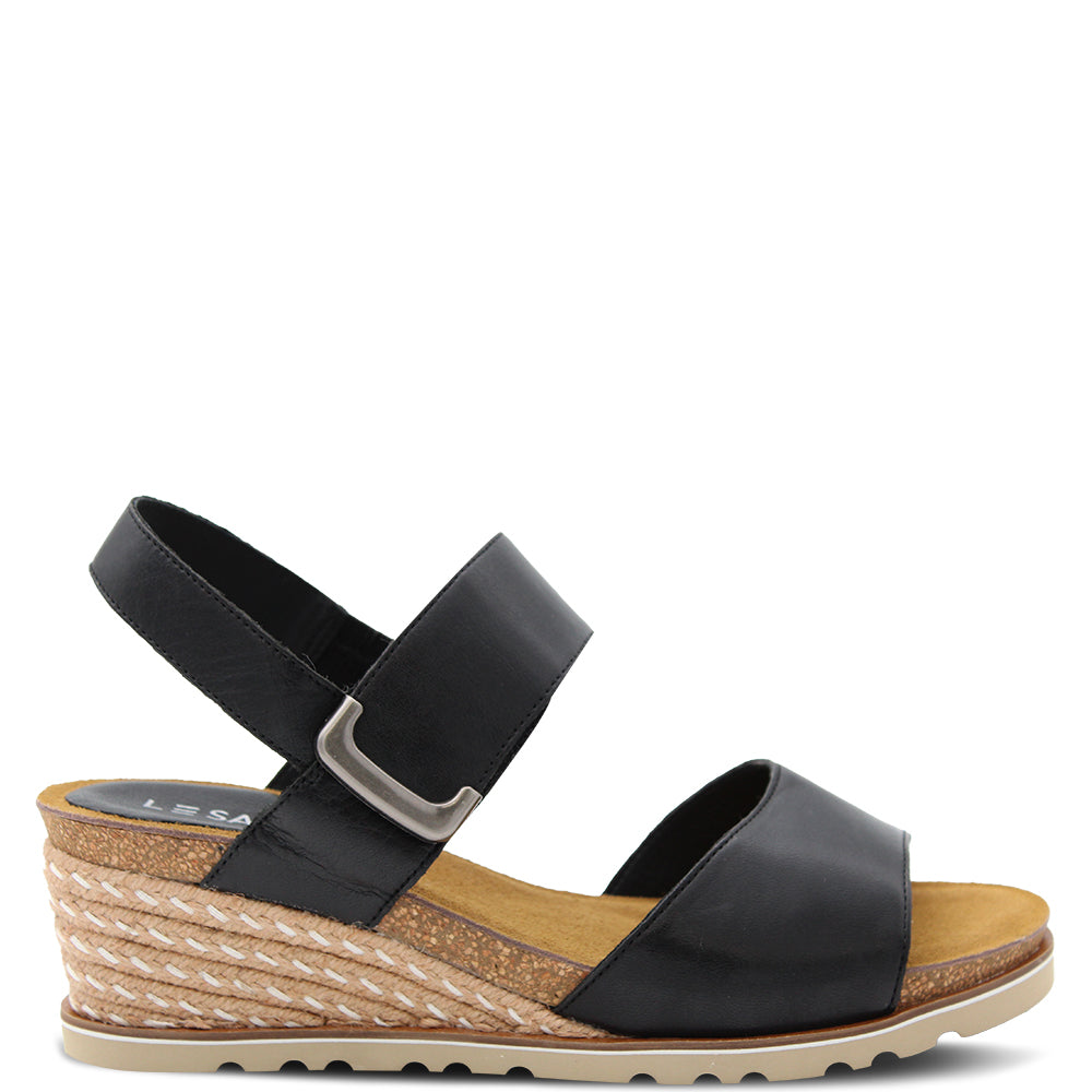 Le Sansa Evita Womens Wedge Sandals 