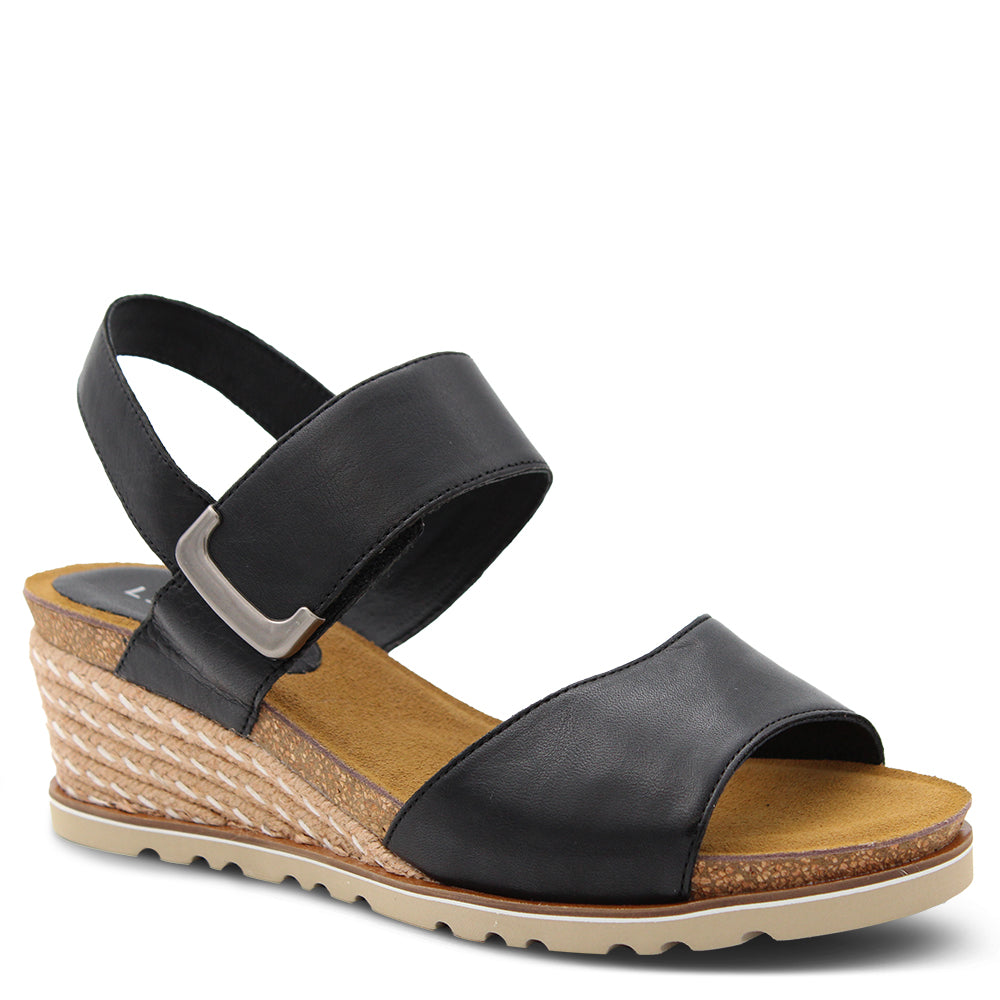 Le Sansa Evita Womens Wedge Sandals 