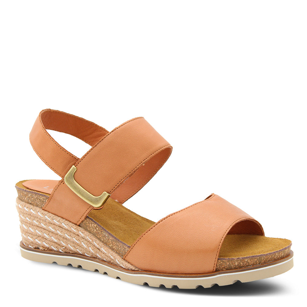 Le Sansa Evita Womens Wedge Sandals 