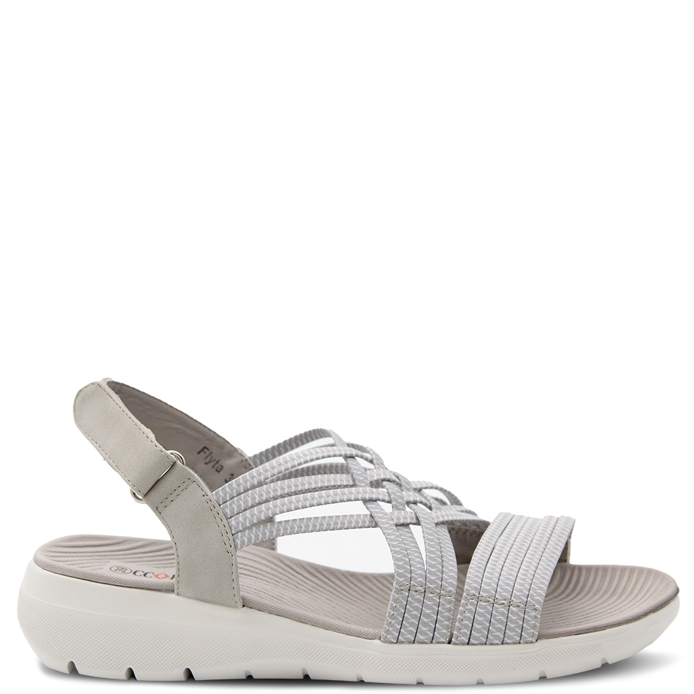 CC Resorts Flyta Women's Wedge Sandals Grey