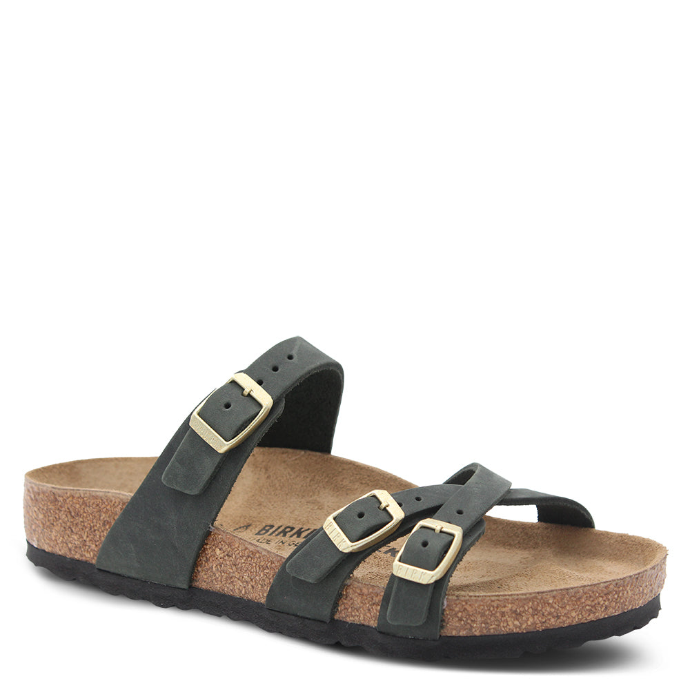 Birkenstock Franca Oiled Leather Slides