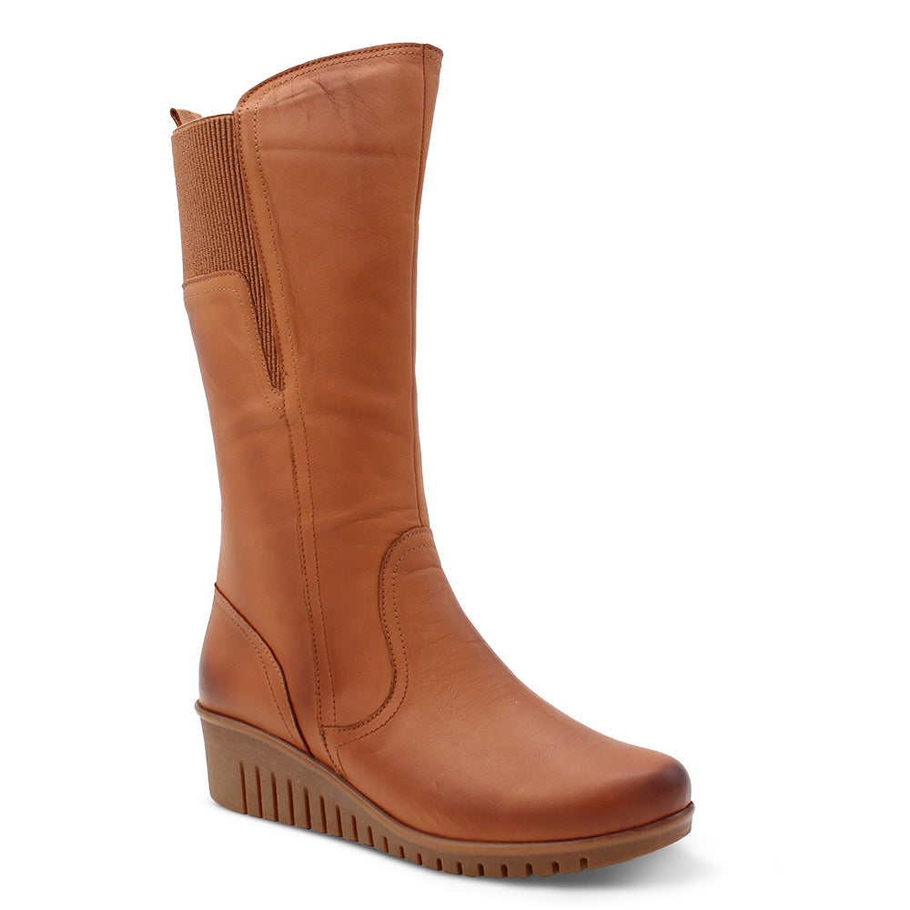 Sala Foam Women's Long Boots Tan Coconut