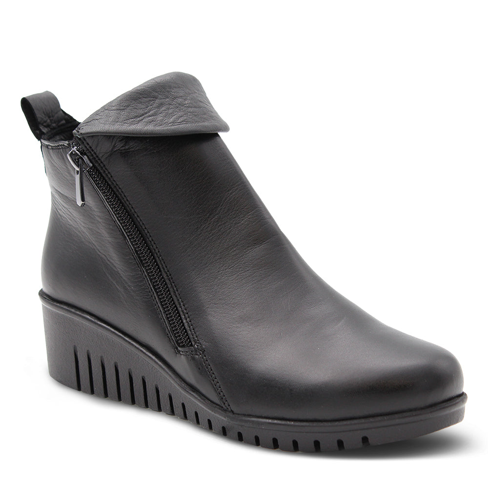 Sala Forest Women's Wedge Boots Black