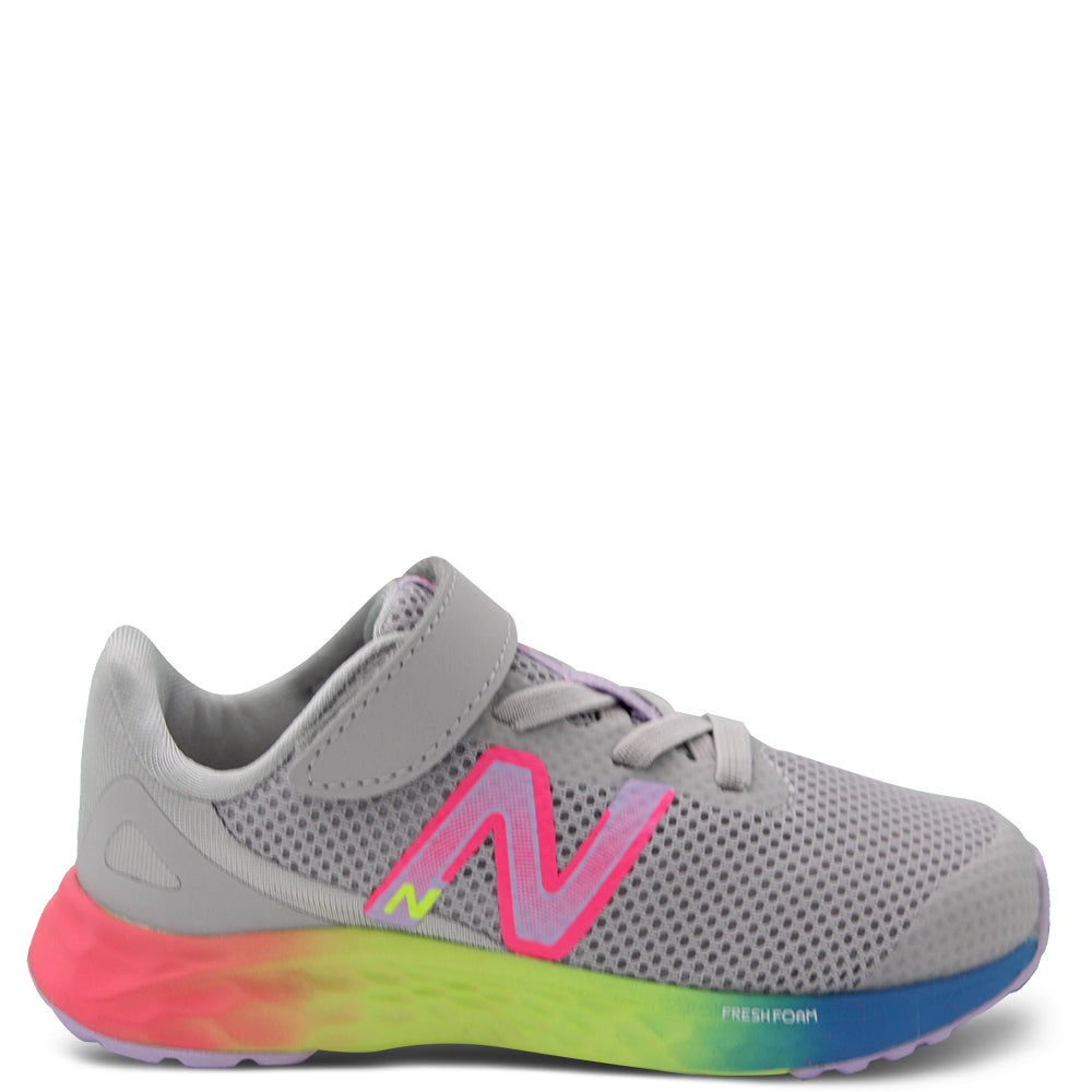 New Balance Fresh Foam Arishi V4 Infants Running Grey Multi