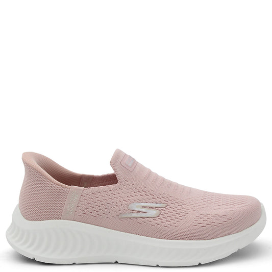 SKECHERS GO WALK ANAHI MAUVE WOMENS FLAT SNEAKER