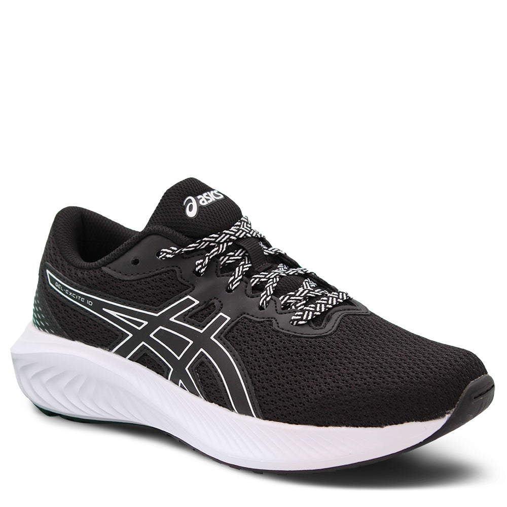 Asics Gel Excite 10 GS Kids Running Shoes Black White