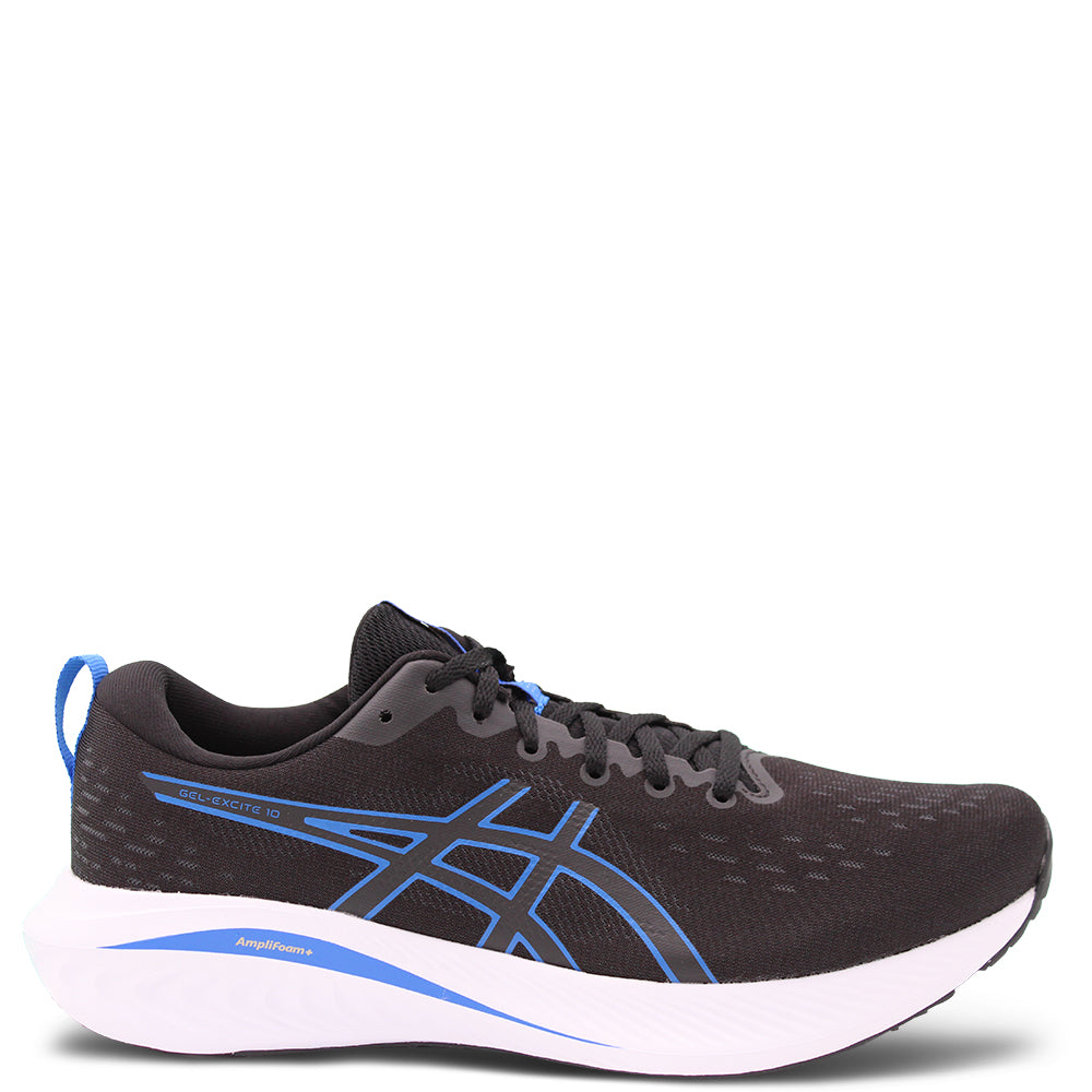 Asics Gel Excite 10 Men's Running Shoes Black Blue