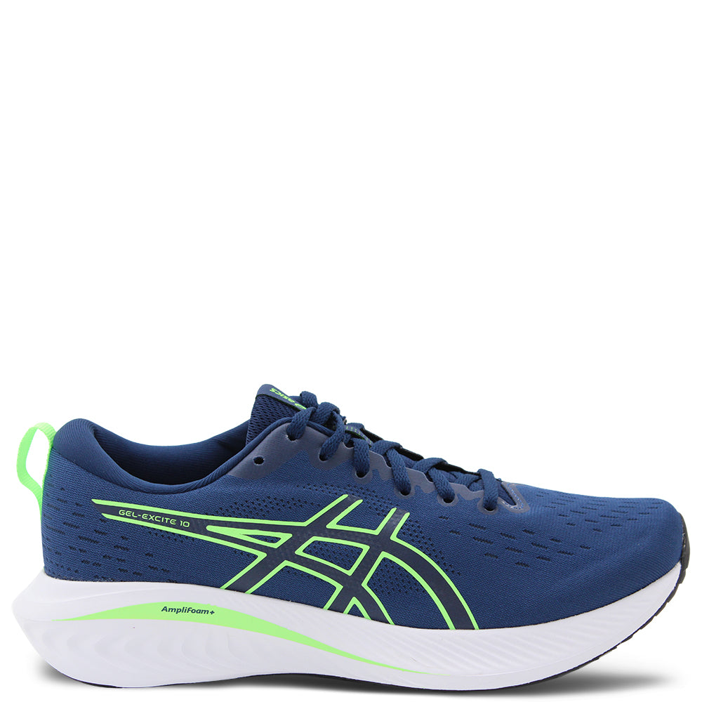 Asics Gel Excite 10 Men's Running Shoes Blue Lime