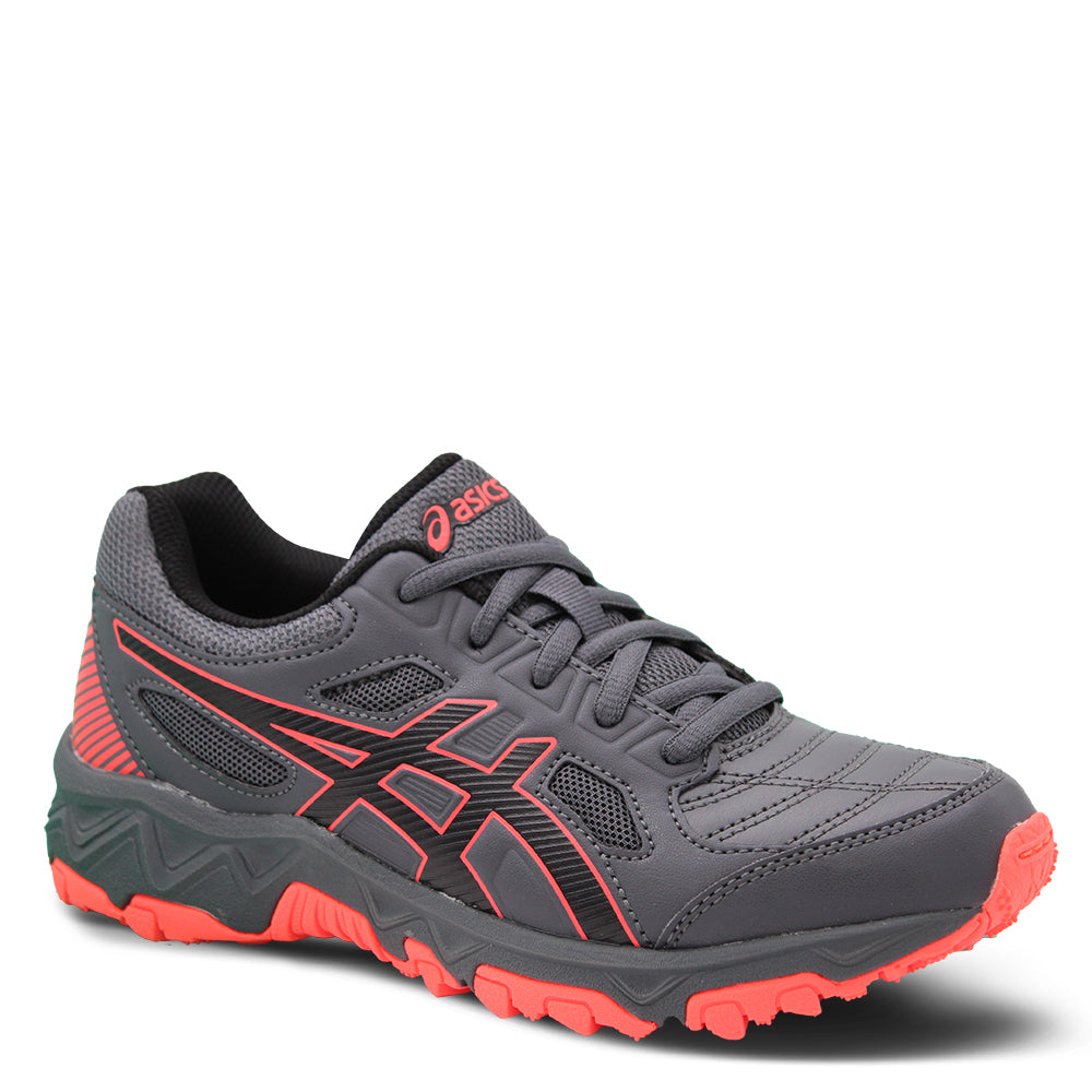 Asics Gel Trigger 12 TX Gs School Shoes Grey Orange