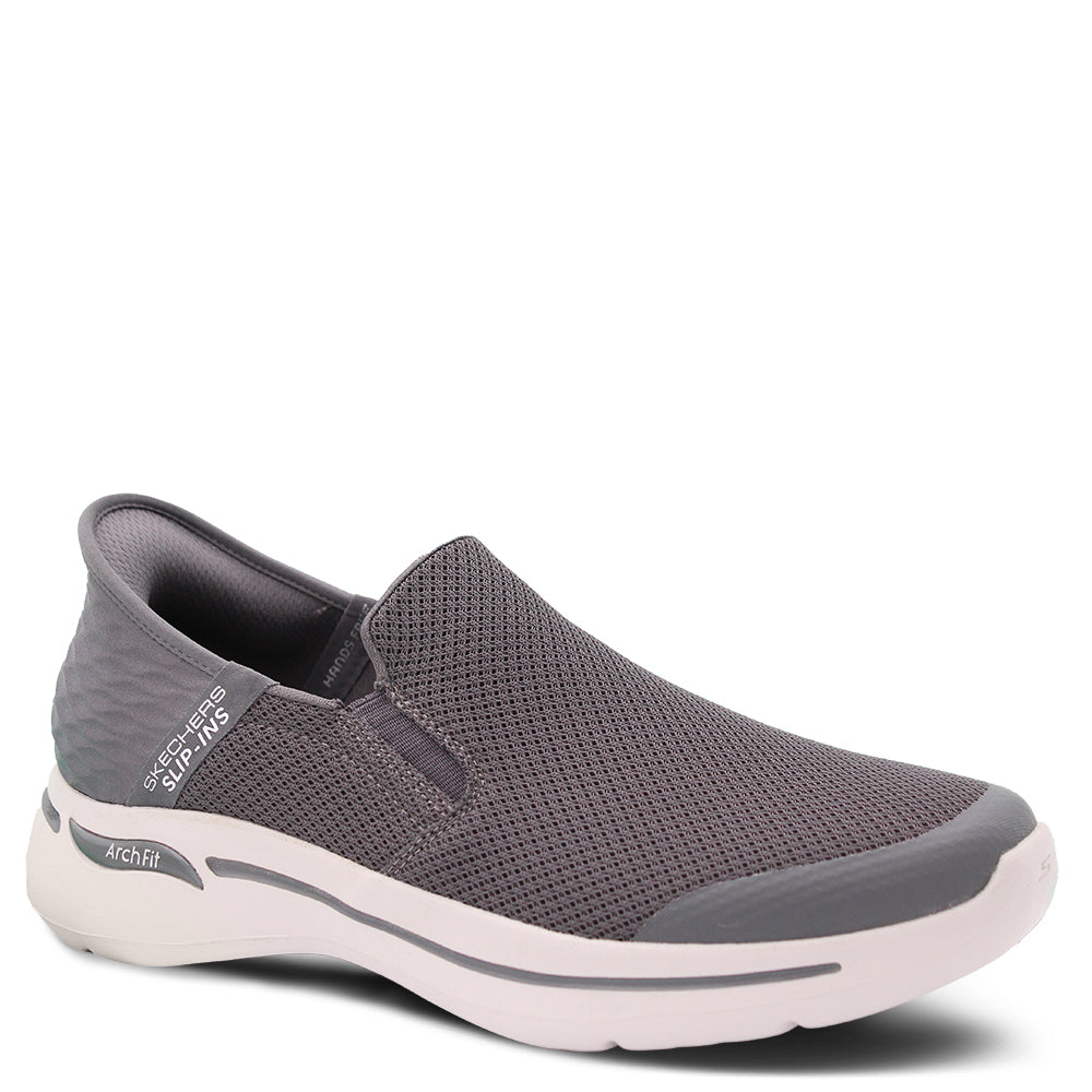 Skechers Go Walk Arch Fit Hands Free Mens Sneakers Charcoal