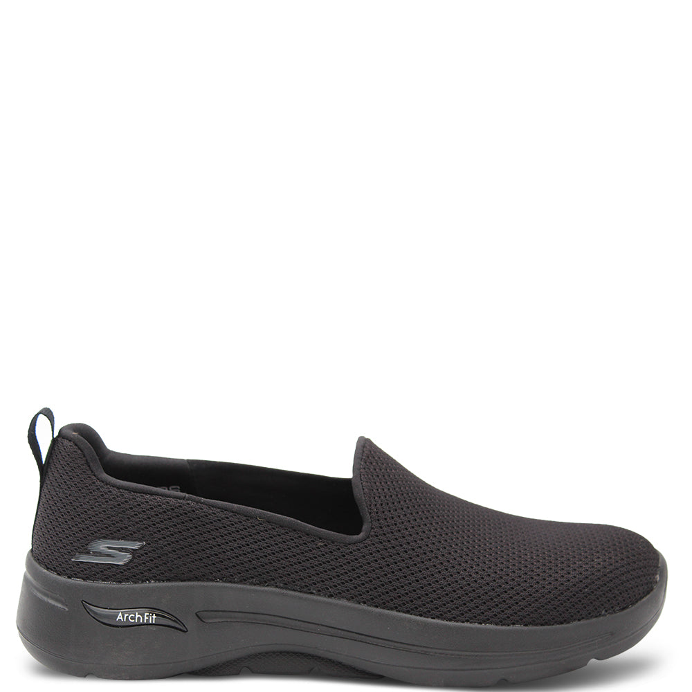 Go Walk Arch Fit Grateful Women's Slip On Sneakers Blue