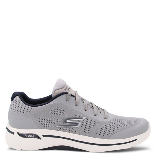 Skechers Go Walk Arch Fit Guideline Men's Sneakers Grey Navy