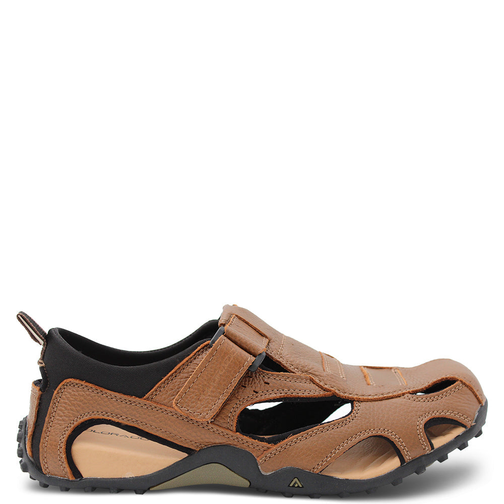 Colorado Grande Men's Leather Sandal Nutmeg