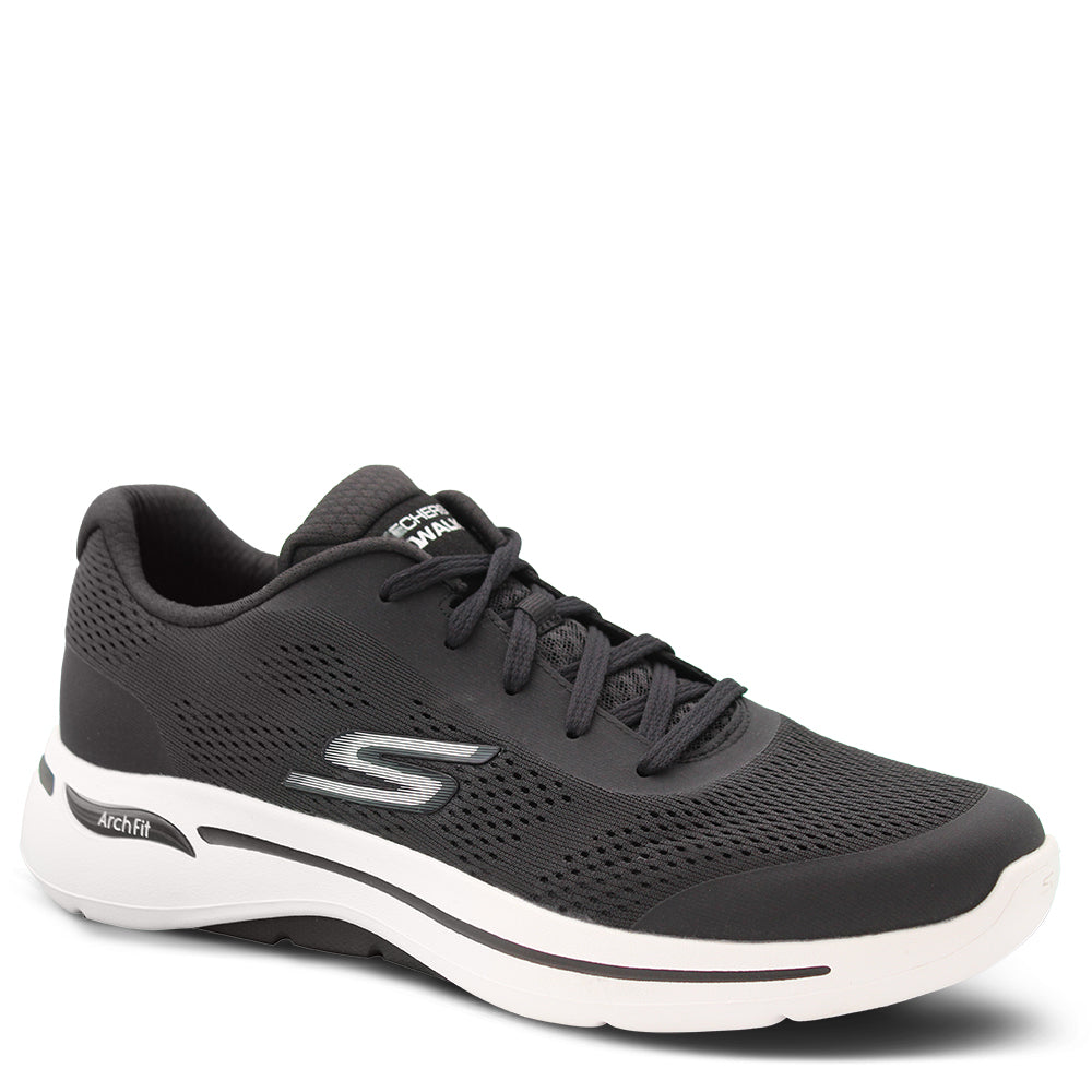 Skechers Go Walk Arch Fit Guideline Men's Sneakers Black White