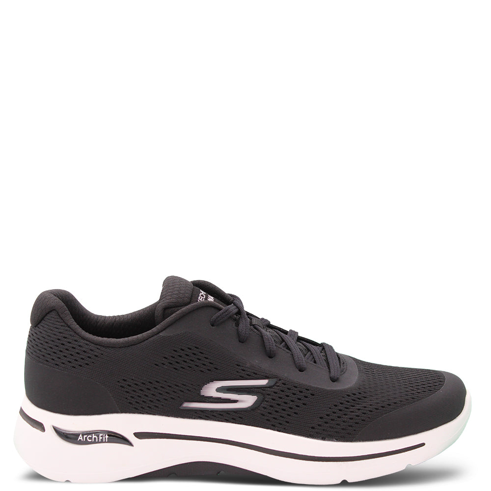Skechers Go Walk Arch Fit Guideline Men's Sneakers Black White