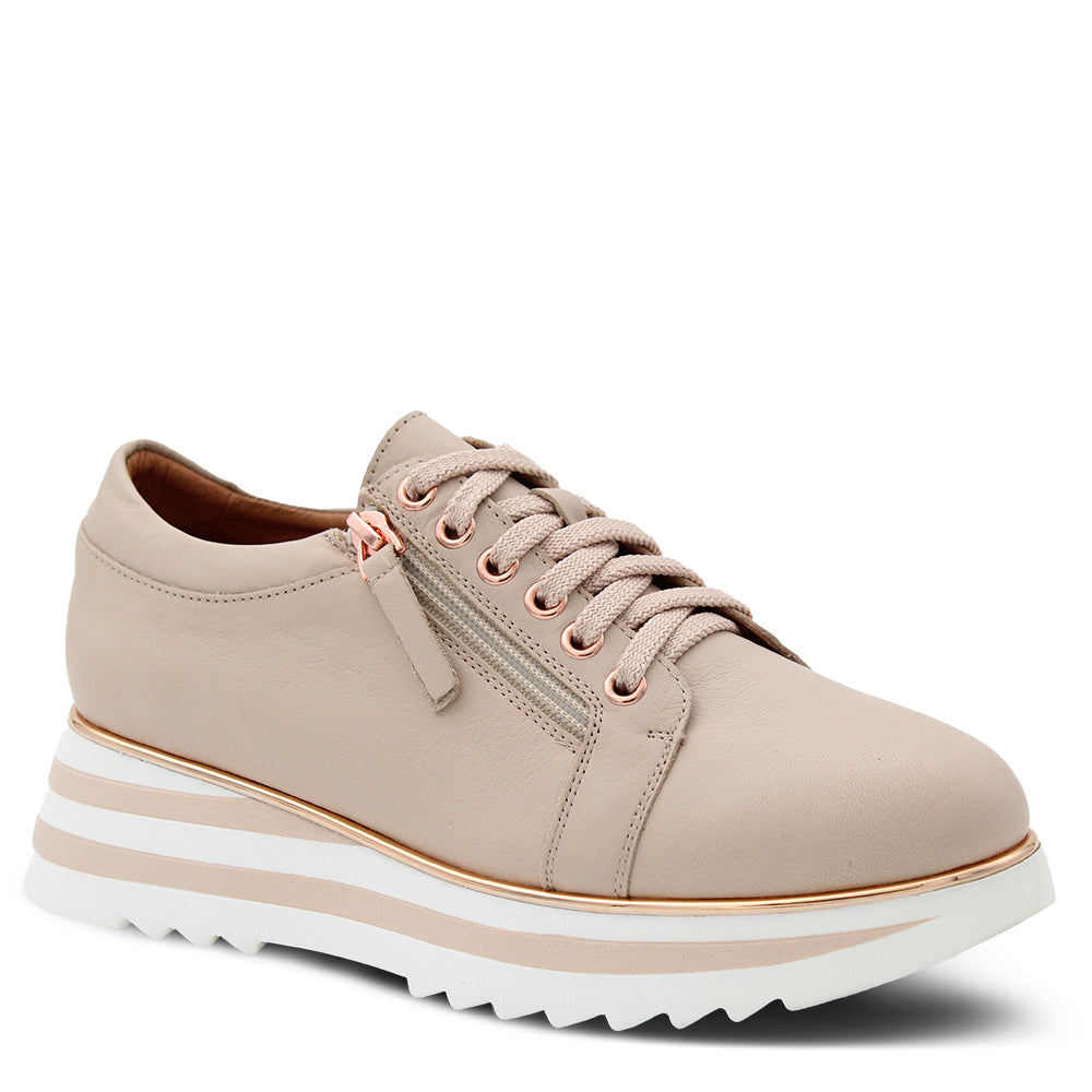 Alfie & Evie Hostng Women's Platform Sneaker Gold