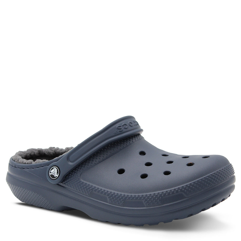 Crocs Classic Lined Clogs Navy