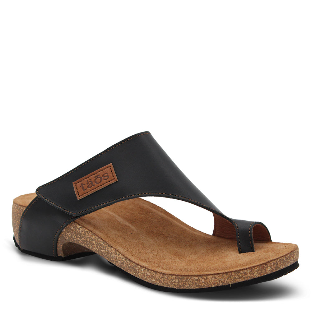Taos Loop Women's Thong Sandals Black