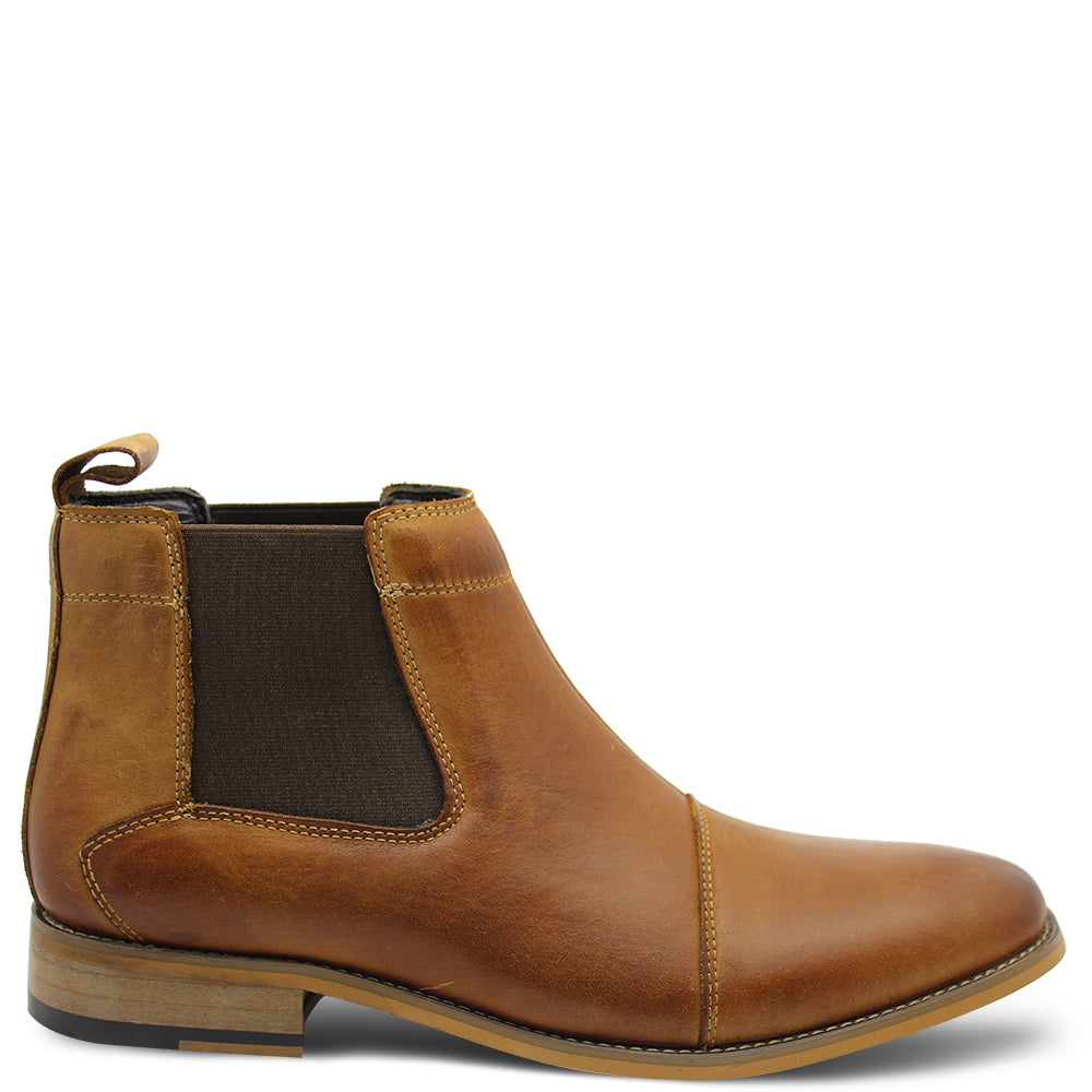 Byron Bay Cooper Men's Tan Dress Boot