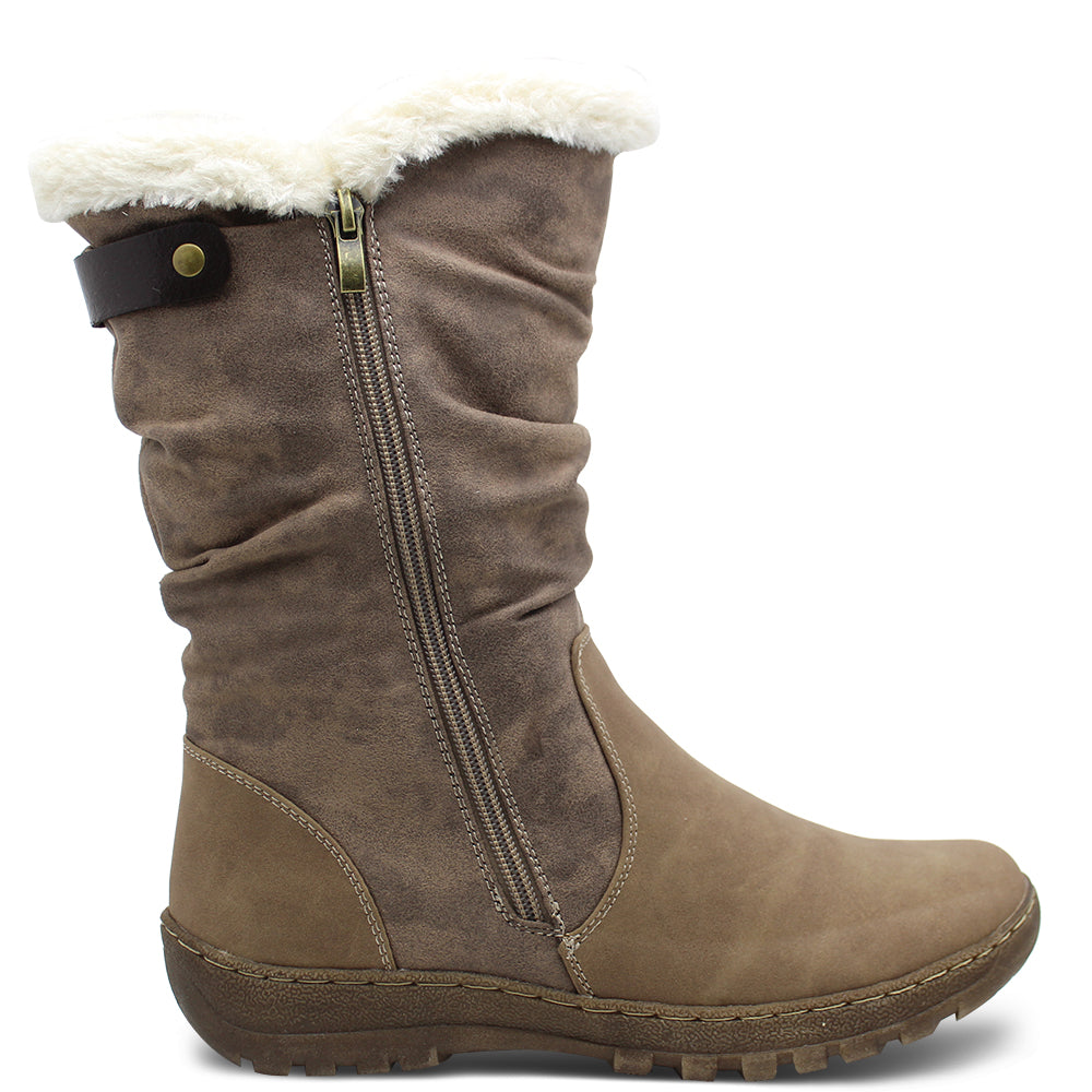CC Resorts Goose Women's Taupe Flat Boot