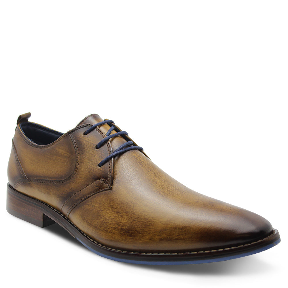 Ferracini Izett Men's Camel Lace Up Dress Shoe