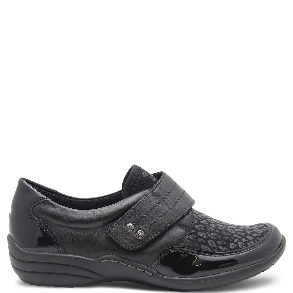 Rieker R7632 Women's Flat Casual Black