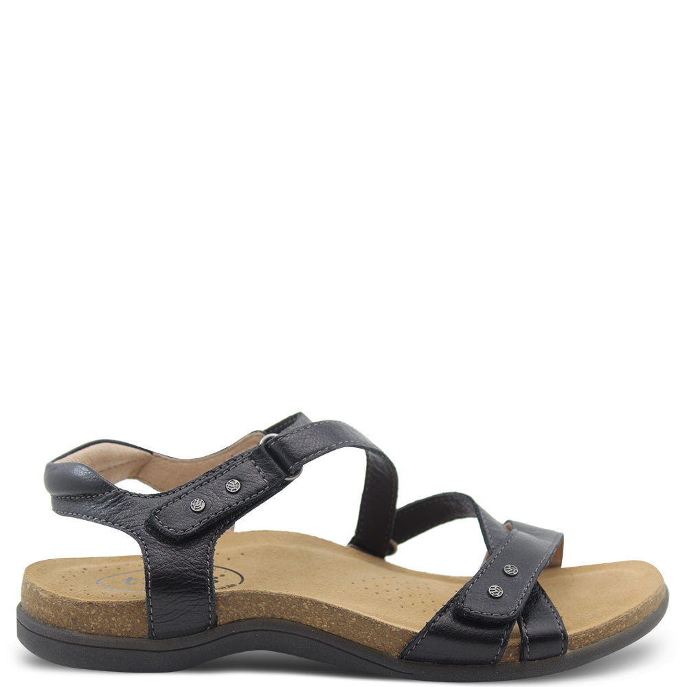 Taos Grand Z Women's Flat Summer Sandals Black