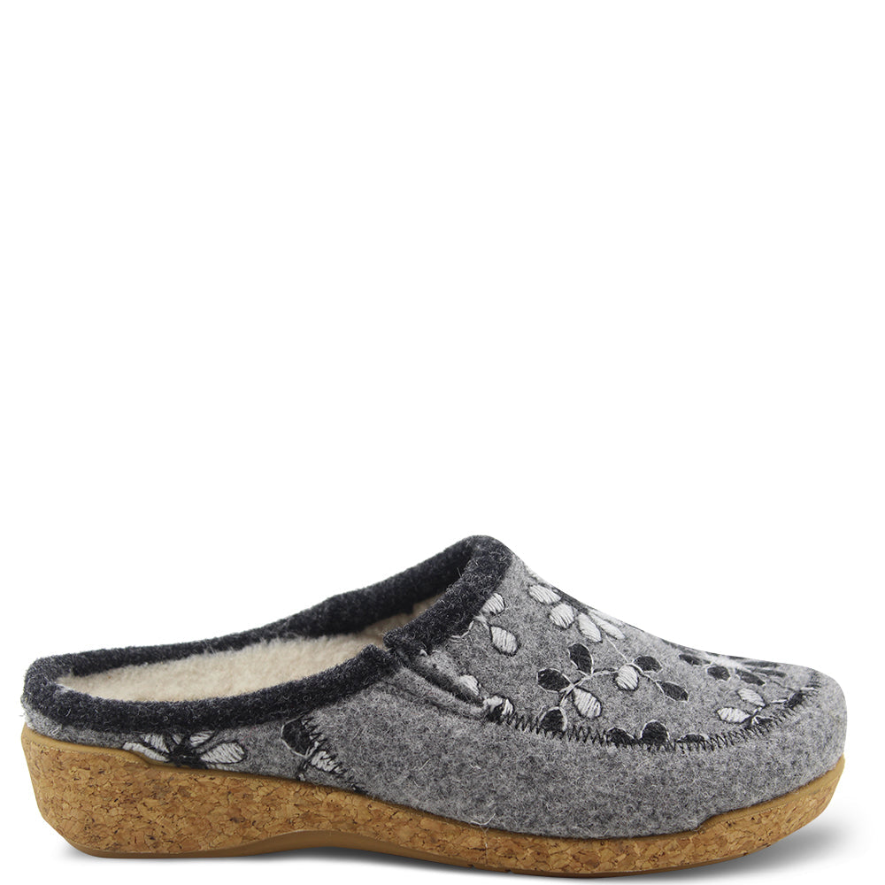 Taos Woolderness Grey Women's Slipper