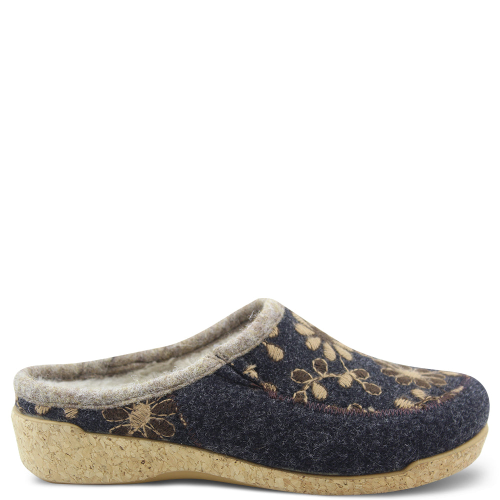 Taos Woolderness Navy Women's Slipper