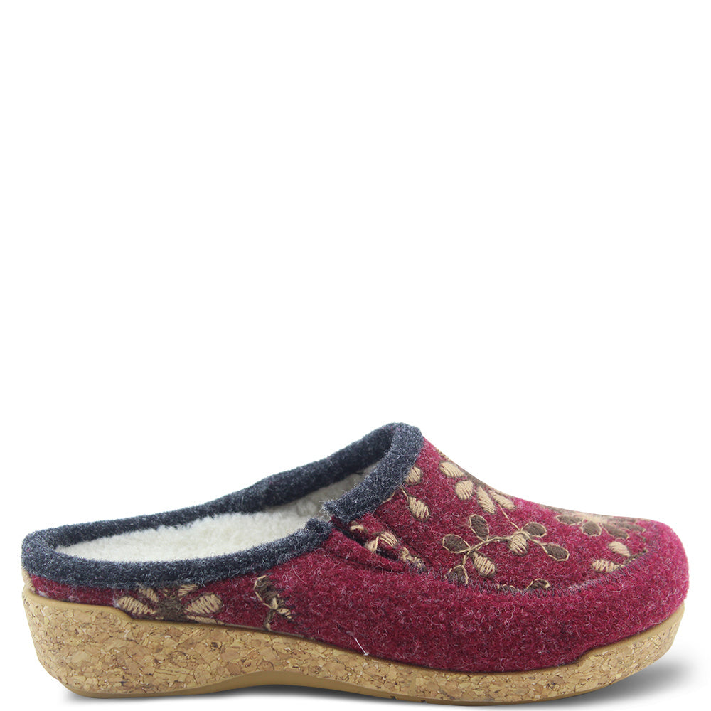 Taos Woolderness Cranberry Women's Slipper