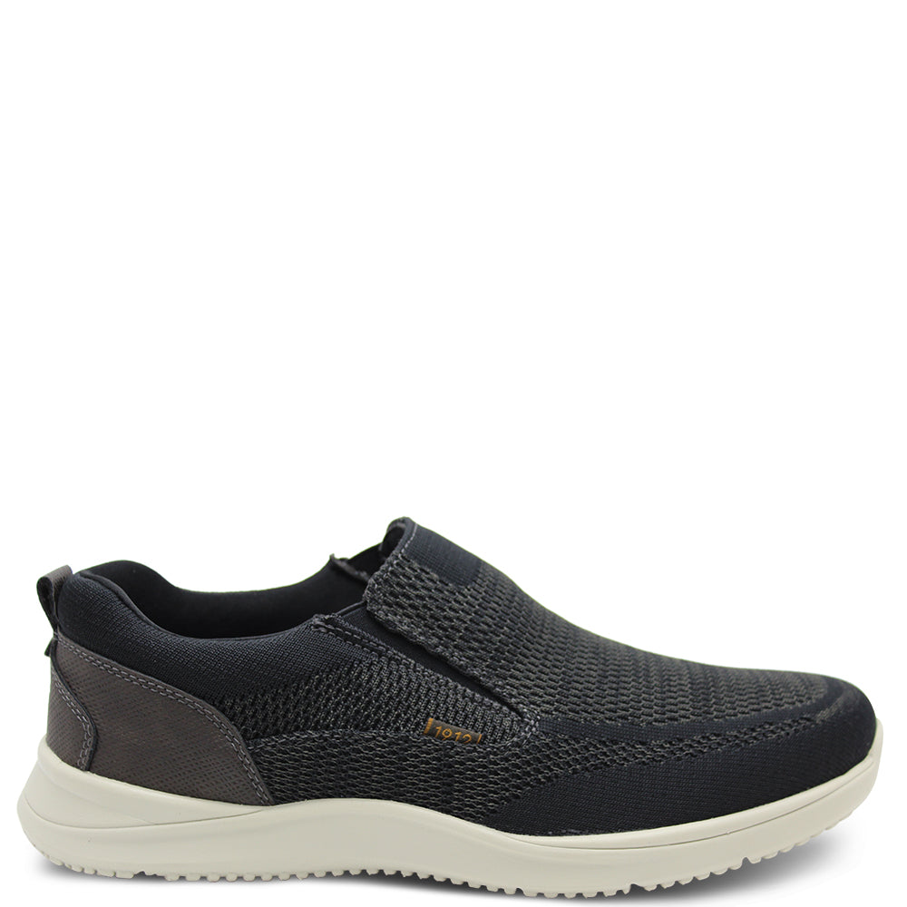 Florsheim Nunn Bush Conway Knit Men's Casual Slip On Dark Grey