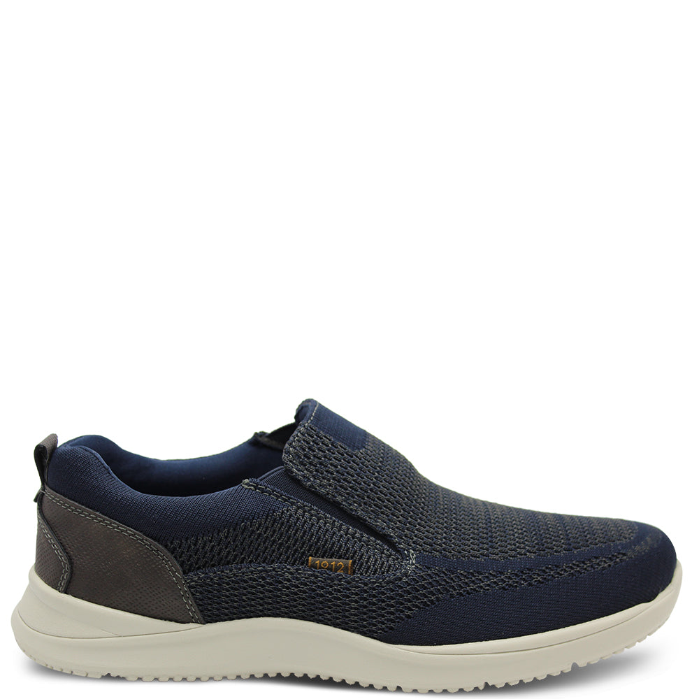 Florsheim Nunn Bush Conway Knit Men's Casual Slip On Navy