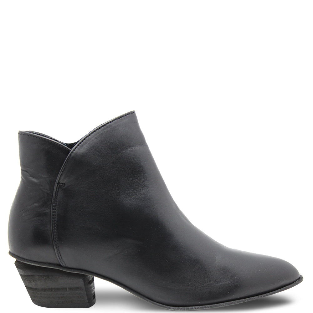 Eos Footwear Weston Women's Heel Ankle Boot Black
