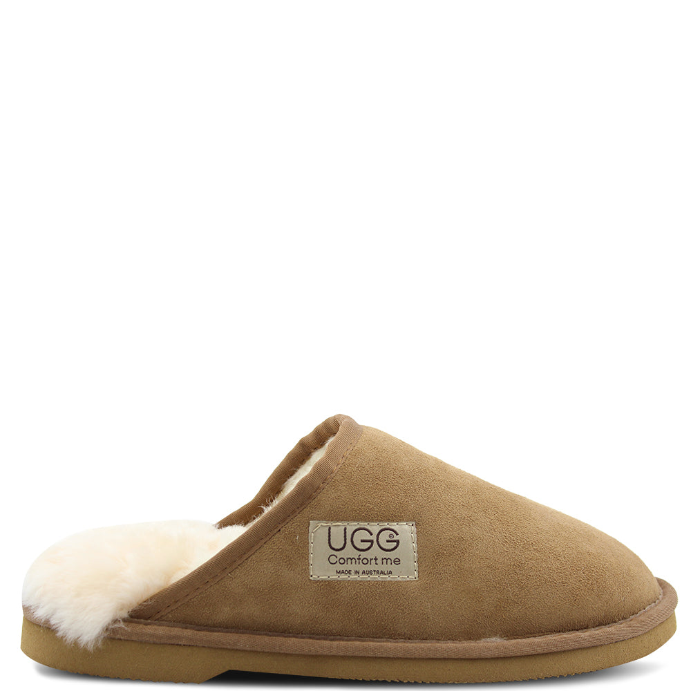Comfort Me Ugg Platypus unisex scuff sheepskin slippers Chestnut