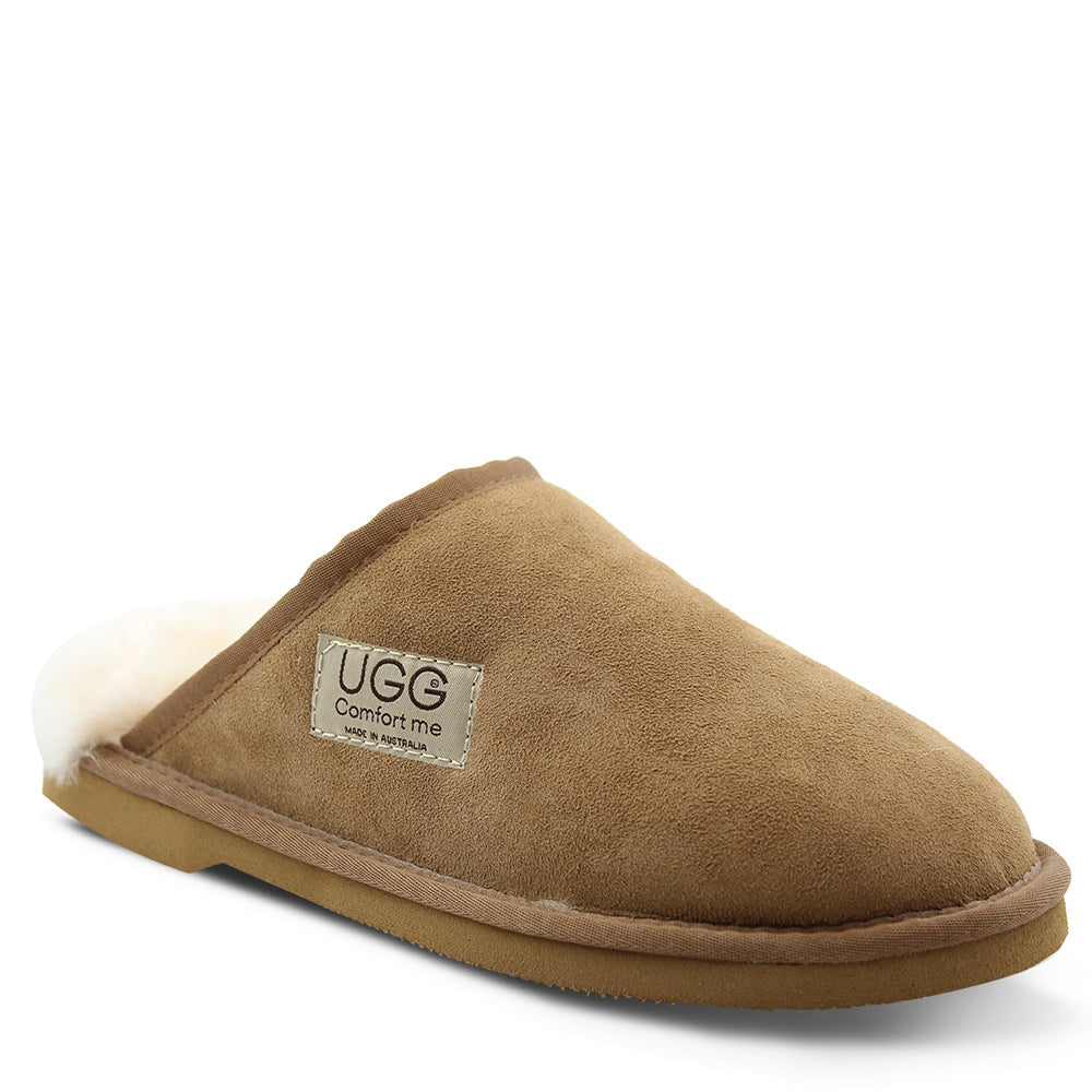 Comfort Me Ugg Platypus unisex scuff sheepskin slippers Chestnut