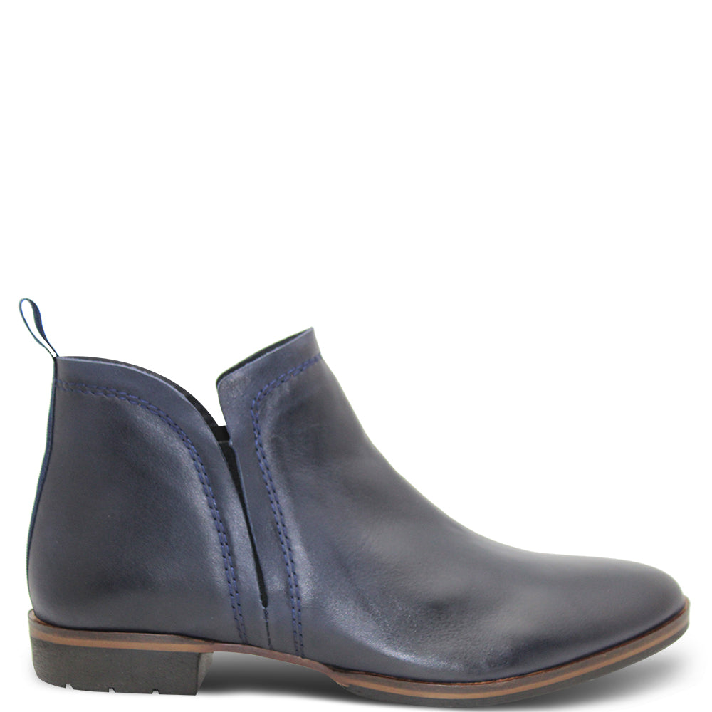 Eos Gaid Women's Navy Ankle Boot