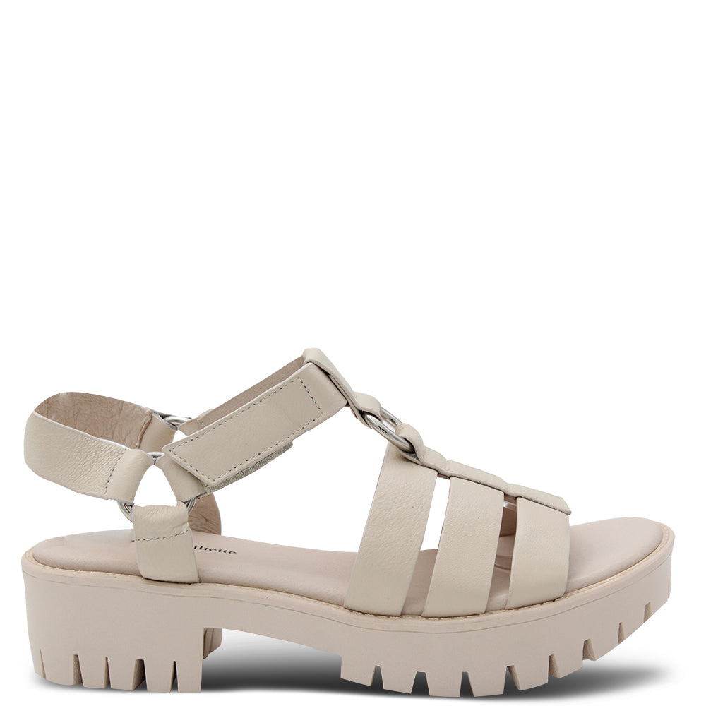 Django & Juliette Bethal Women's Sandals Milk White