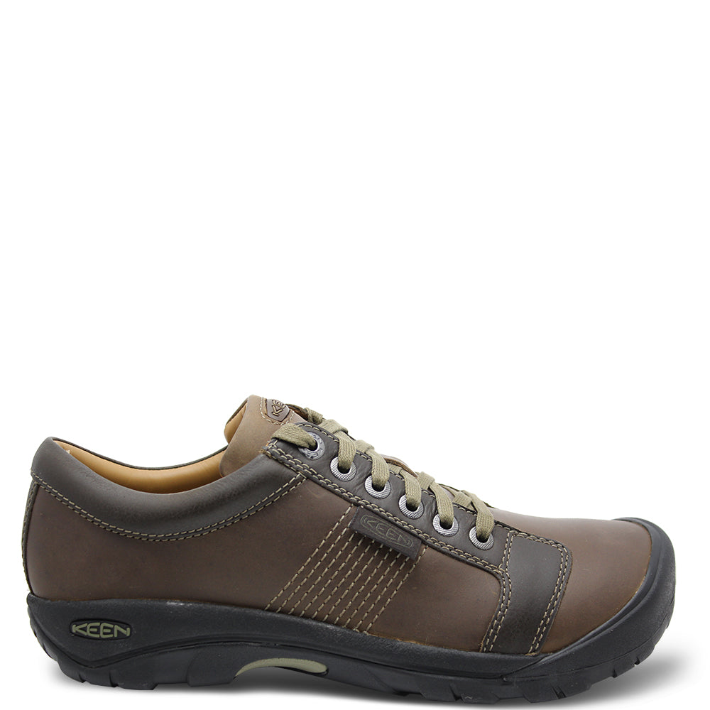 Keen Austin Men's Leather Waterproof Sneaker Brown