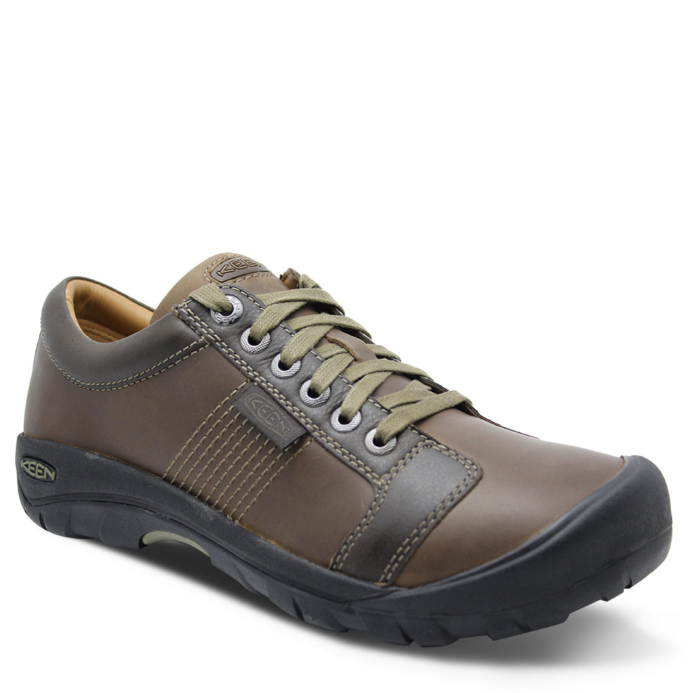 Keen Austin Men's Leather Waterproof Sneaker Brown