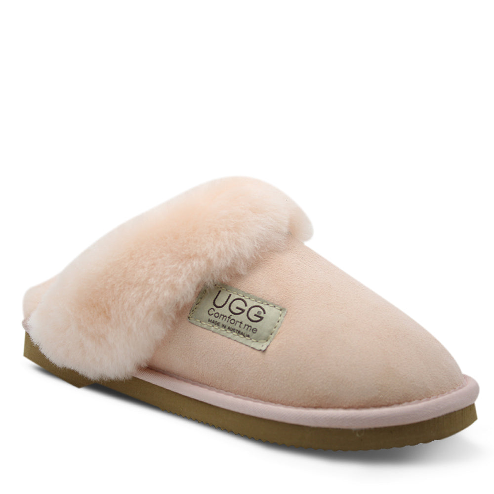 Comfort Me Ugg Wombat Women's Scuff Sheepskin Slippers Pink