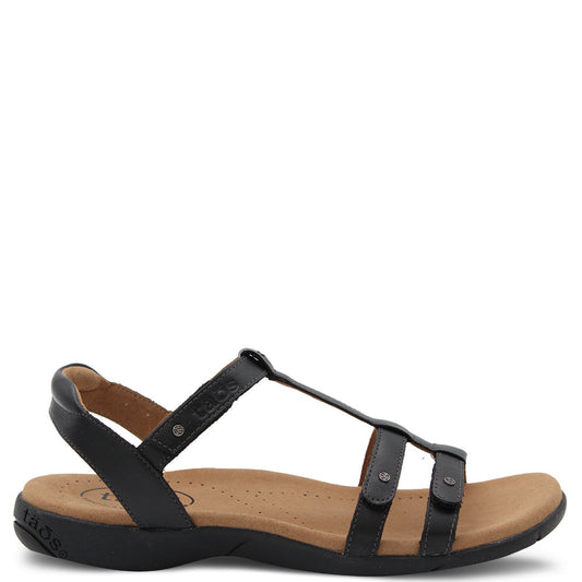 Taos Trophy Women's Flat Summer Sandals Black