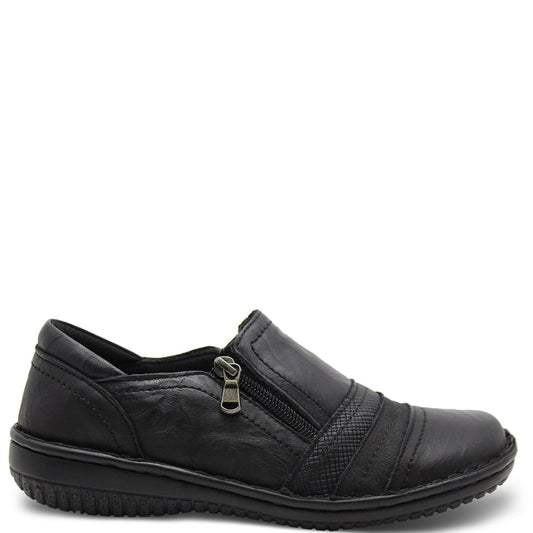 Cabello 5849-27 Womens Flat Casual Black