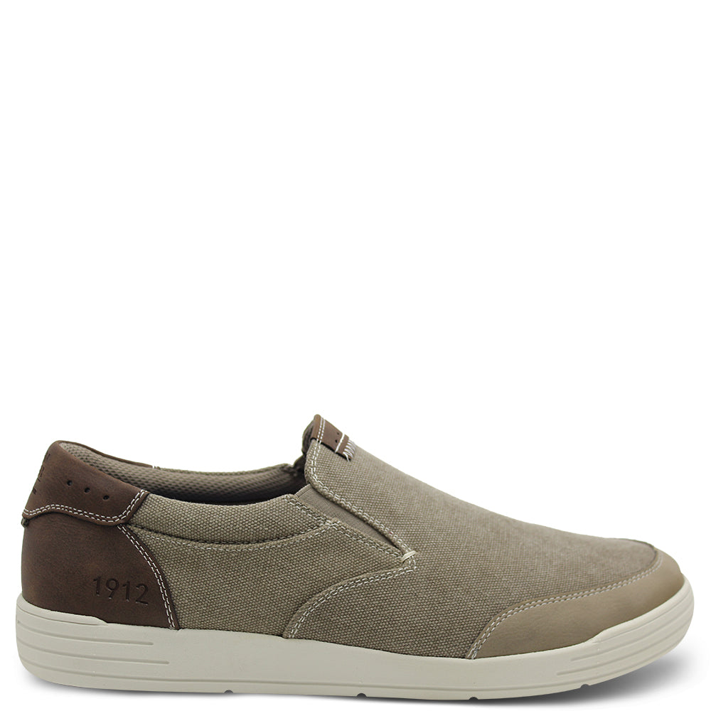 Florsheim City Walk Men's Canvas Slip On Stone