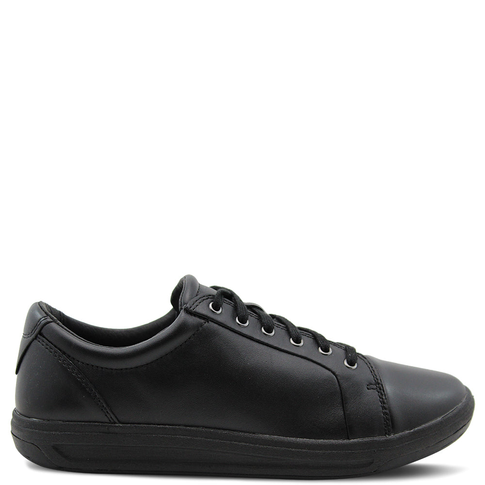 Ascent Stratus Women's Leather Work Shoes Black