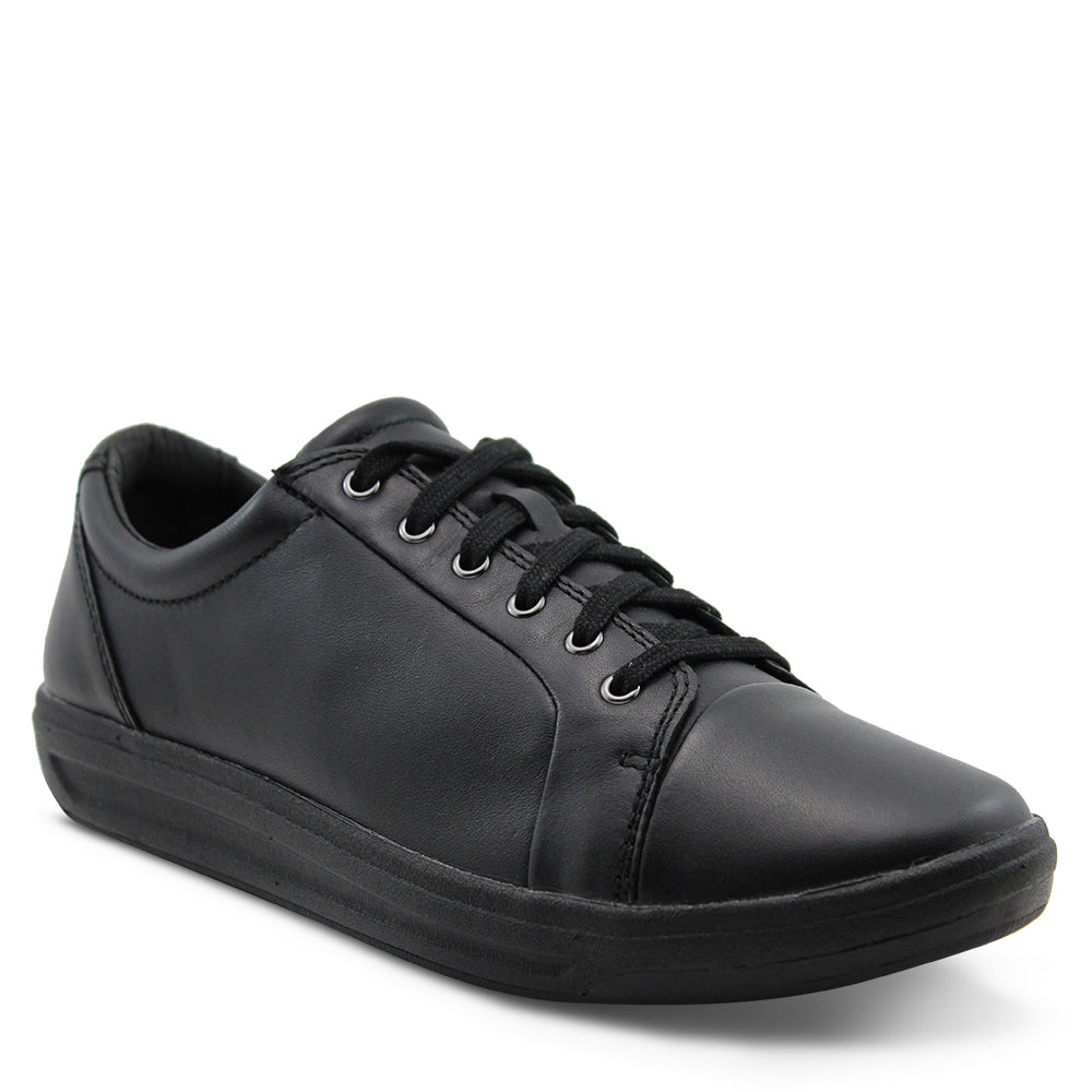 Ascent Stratus Women's Leather Work Shoes Black